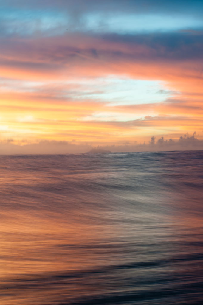 sunset on my birthday - land ho!